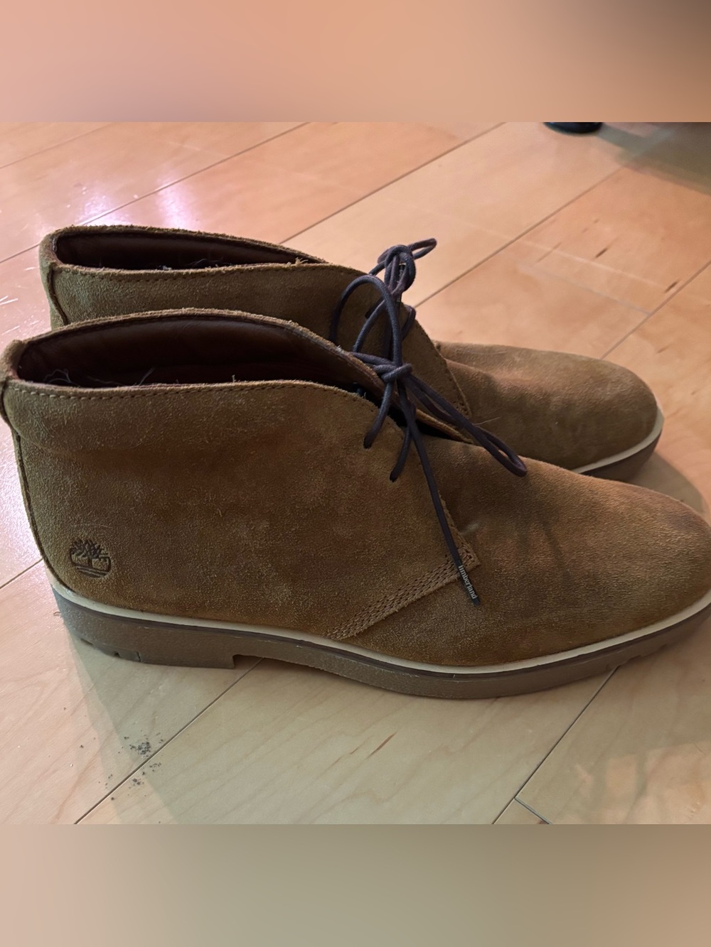 Timberland Men’s Tan Suede Chukka Boots 10.5 NEW